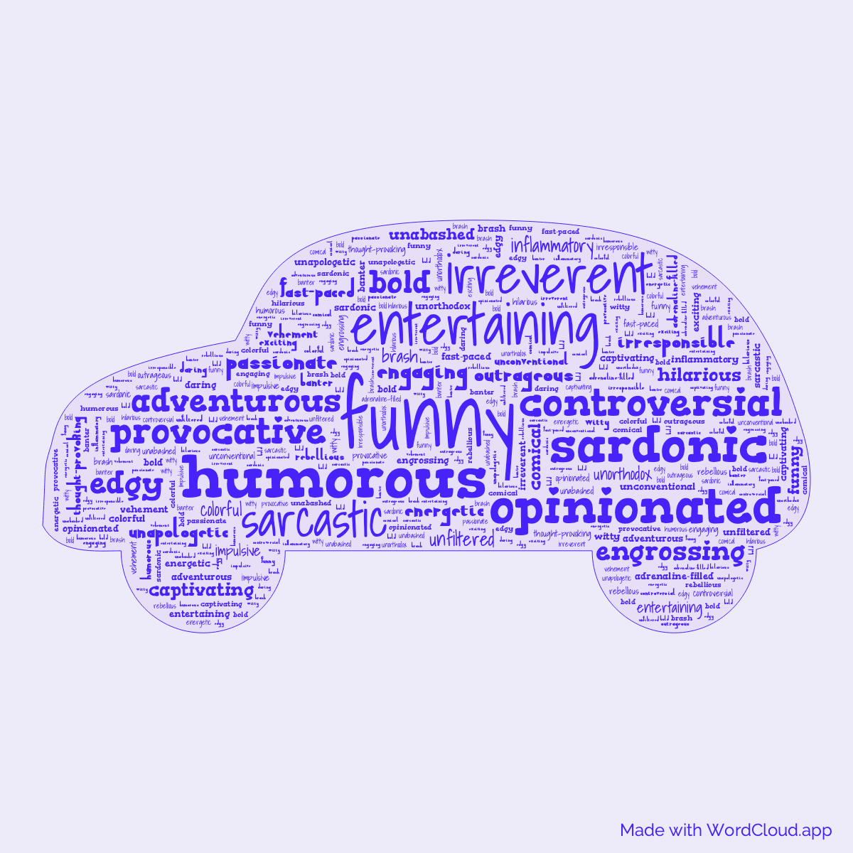 Word Cloud: Driven to Distraction