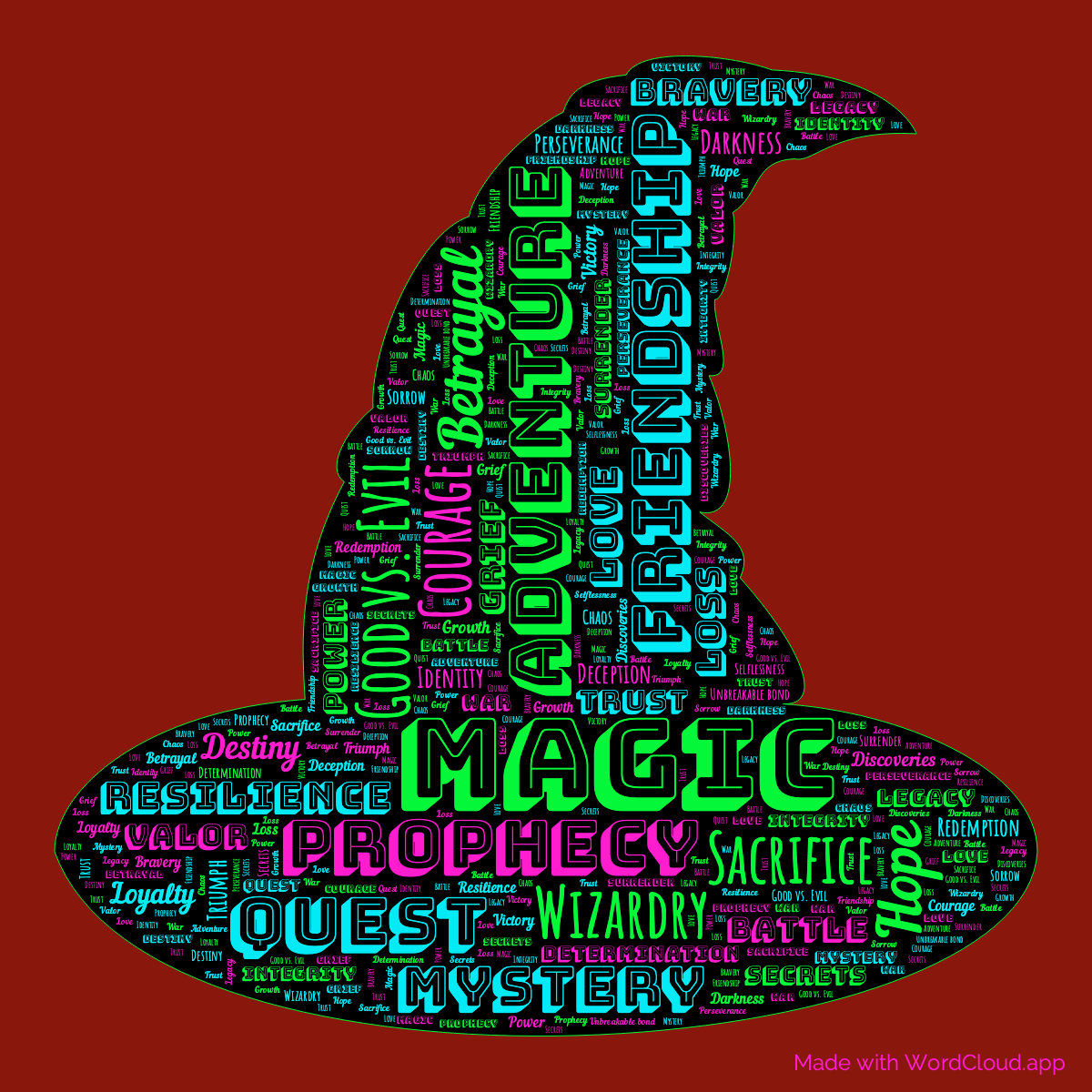 Word Cloud: Harry Potter and the Deathly Hallows