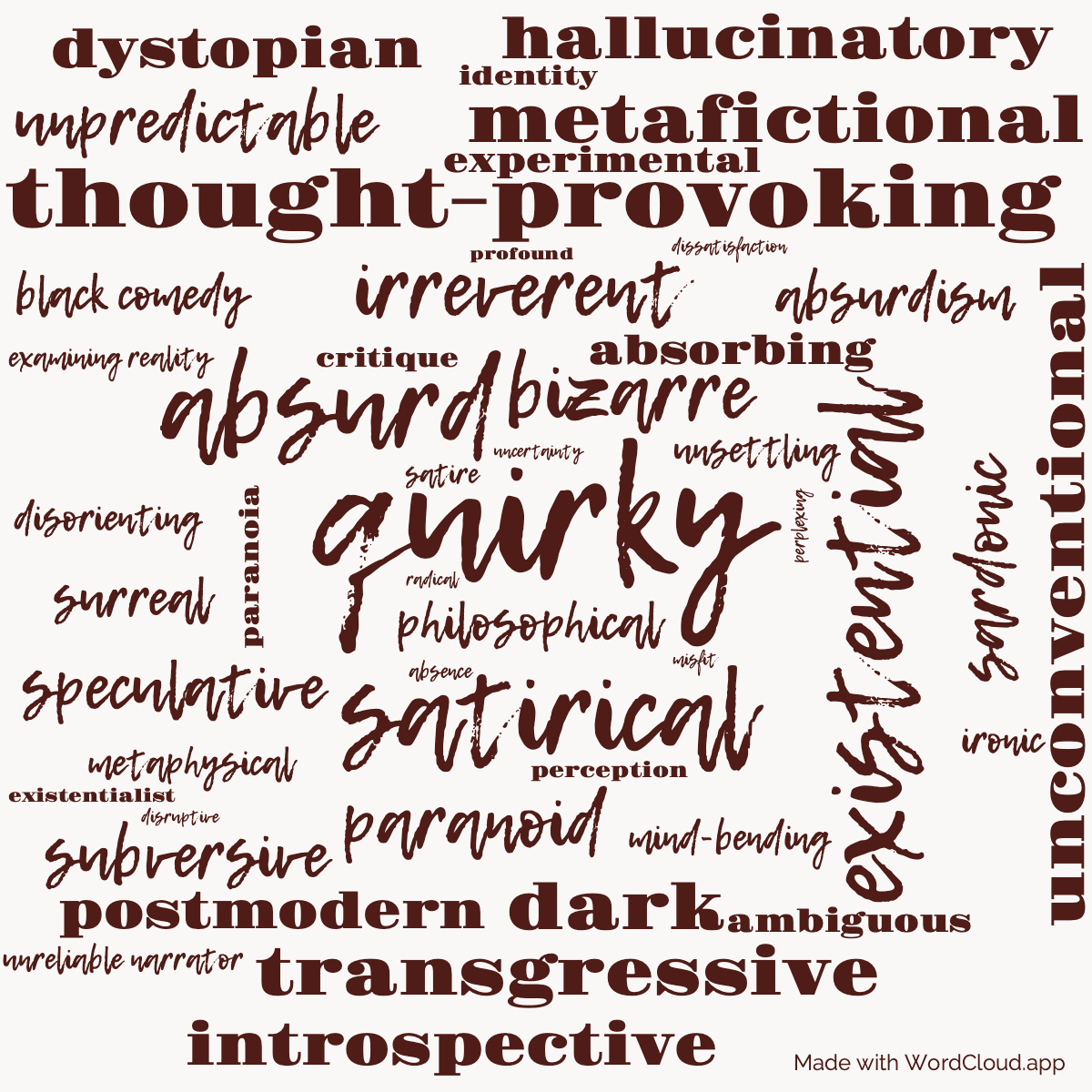 Word Cloud: In Milton Lumky Territory