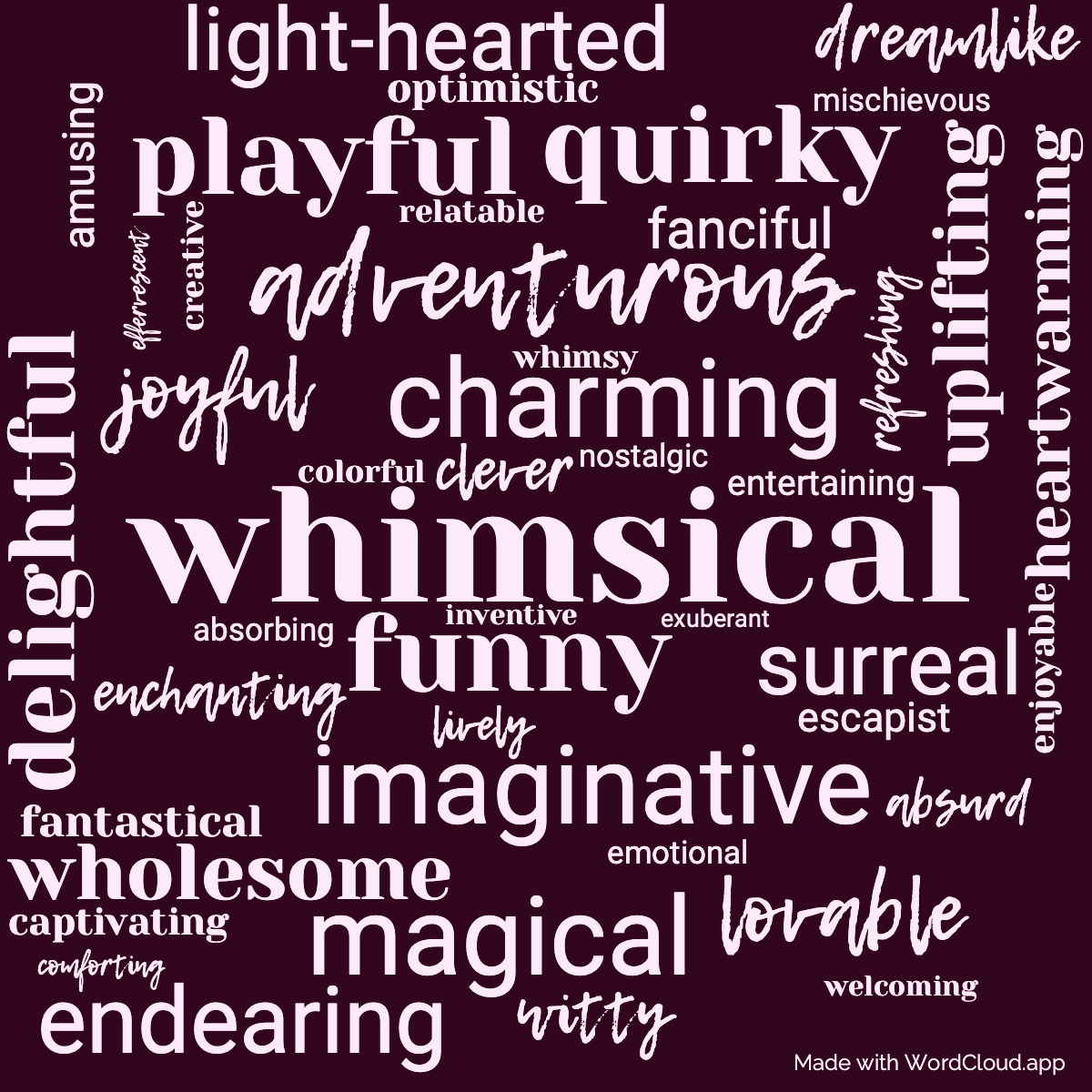 Word Cloud: Moominsummer Madness