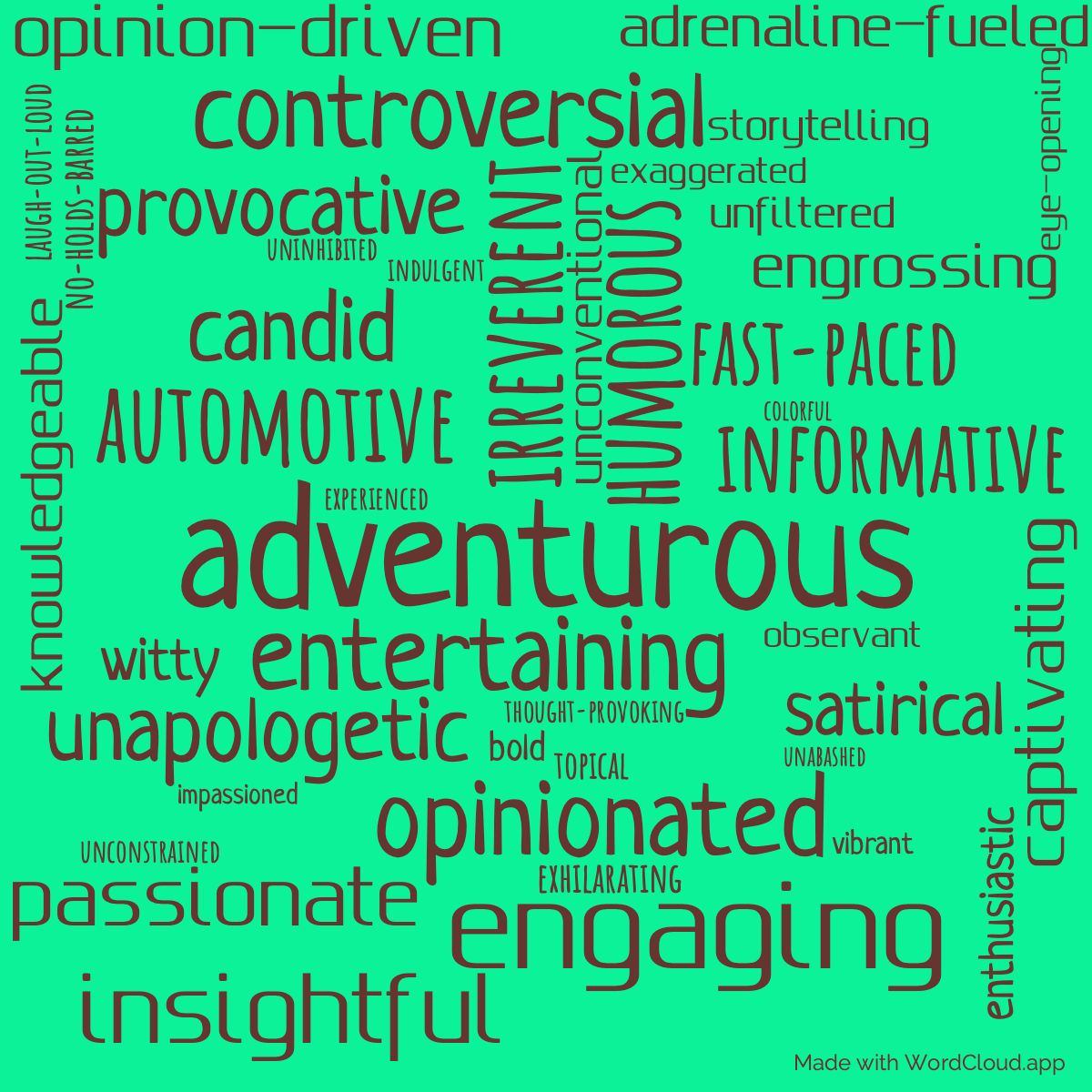 Word Cloud: Motorworld