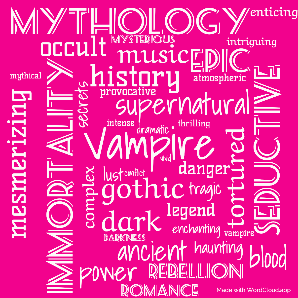 Word Cloud: Queen of the Damned