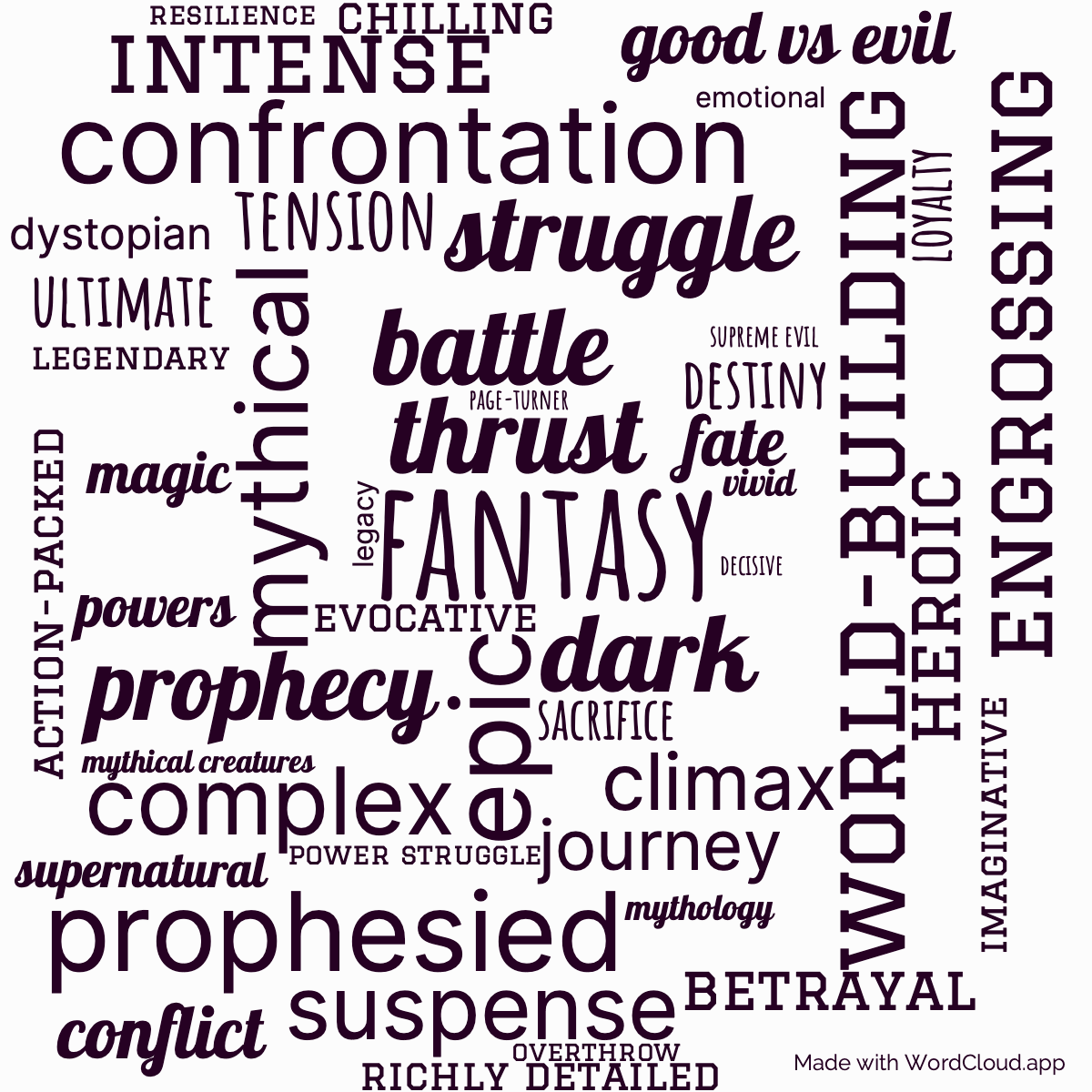 Word Cloud: The Strike at Shayol Ghul